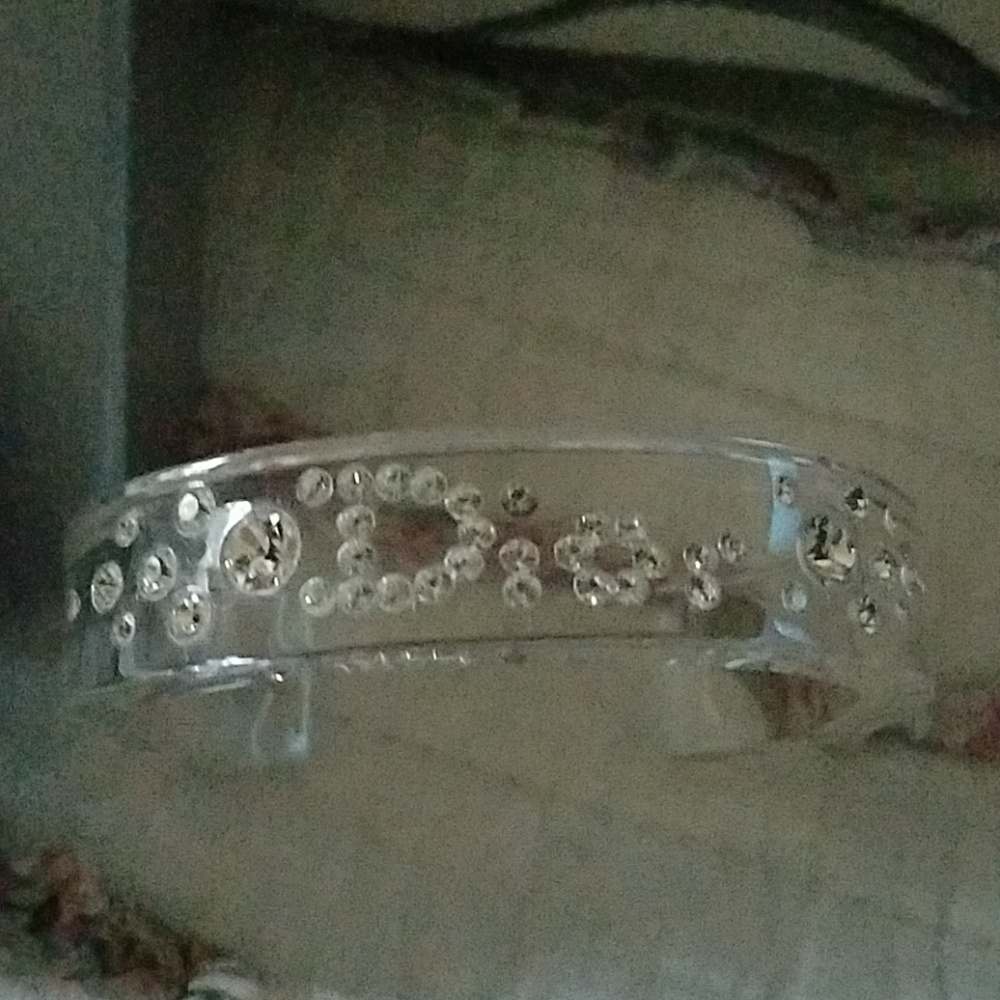 ❤️❤️NIB DIOR Lucite Swarovski Cuff Bracelet